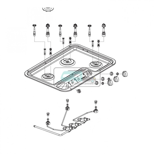 [OCS_1133565] Dometic Schakelaar, Ontsteking Comfoort