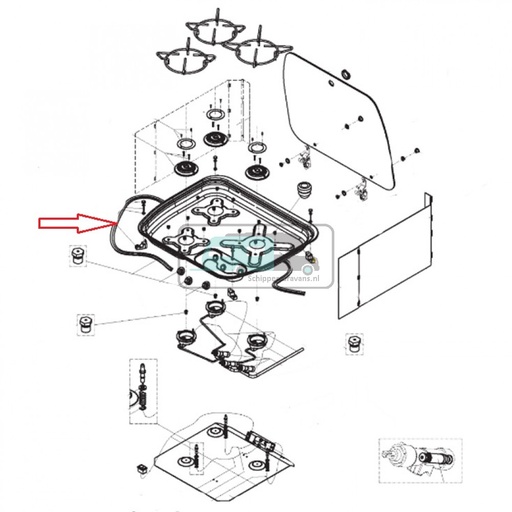 [OCS_1133598] Dometic CE99 Afdichtingsprofiel Voor Comfoor
