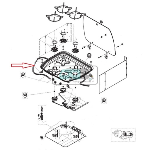 [OCS_A9902994] Dometic CE99 Afdichtingsprofiel Voor Comfoor