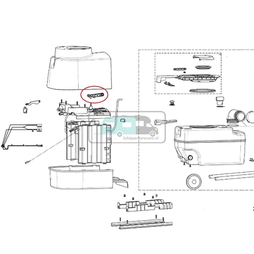 [OCS_1133623] Dometic CT3050 Hendel Zekering Cassette