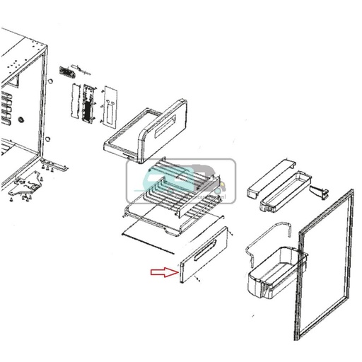 [OCS_A9903596] Dometic CRX1080 Deurpaneel Onder