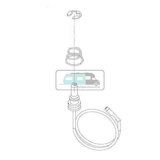 [OCS_A9903859] Dometic Thermokoppel voor Komfoort PI0909
