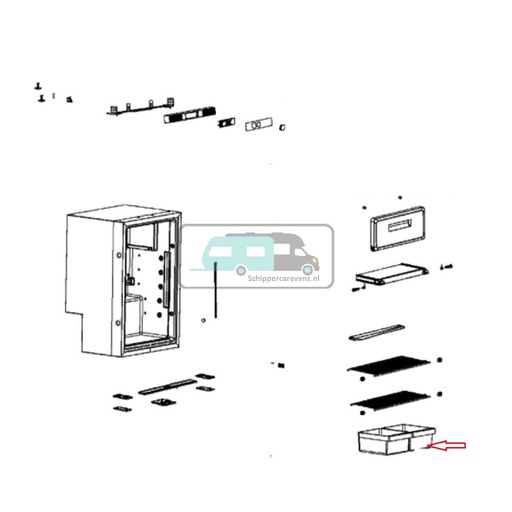 [OCS_A0025489] Dometic RMS10.5 Groentebak