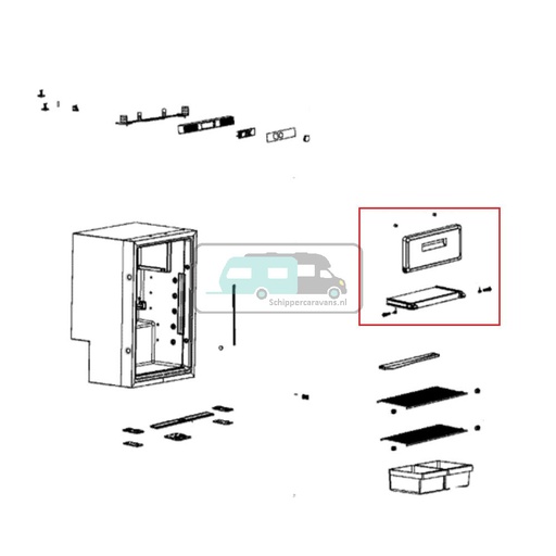 [OCS_1133746] Dometic RMS10.5XT Diepvriesdeur