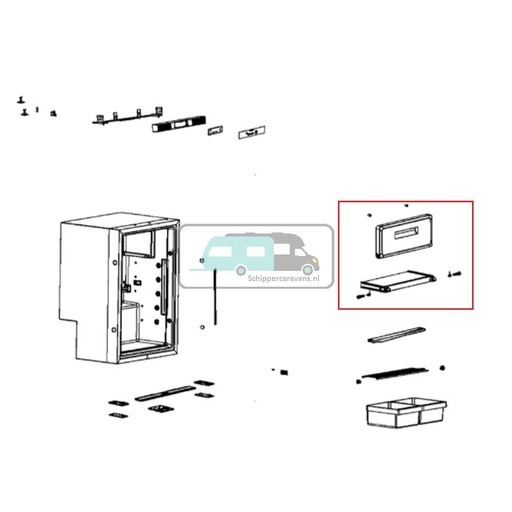 [OCS_A0025487] Dometic RMS10.5T Diepvriesdeur