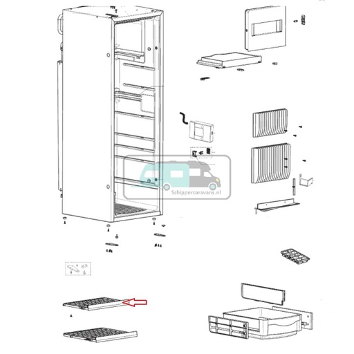 [OCS_1133763] Dometic RML9330 Rooster Boven 34.8x22