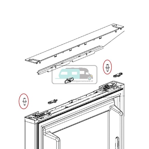 [OCS_A9903753] Dometic Deurscharnier RML 10.4 S