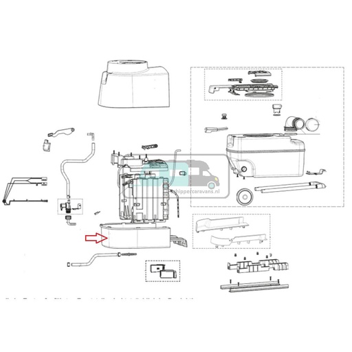[OCS_1133796] Dometic Onderbak Toilet CT4000