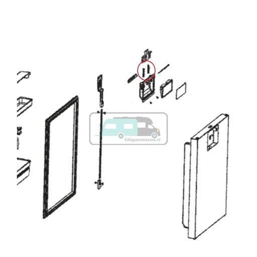 [OCS_1133819] Dometic CRX80 Veer Handvat