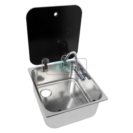 [OCS_1140319] Navy Load Spoelbak Rechthoekig met Koudwaterkraan