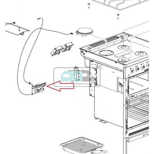 [OCS_A0017472] Thetford thermokoppel en electr. tbv Grill