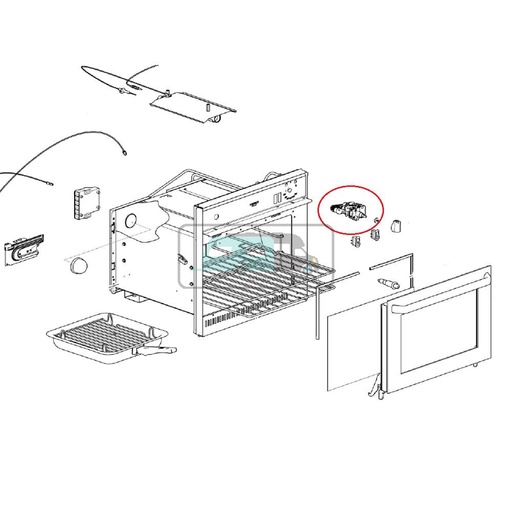 [OCS_1141018] Thetford Oven/Grill Gasregelaar Duplex