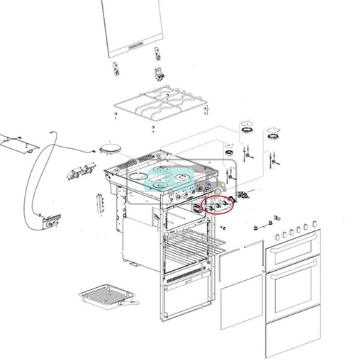 [OCS_A0017499] Thetford Fornuis GasTap Brander Aspire 1