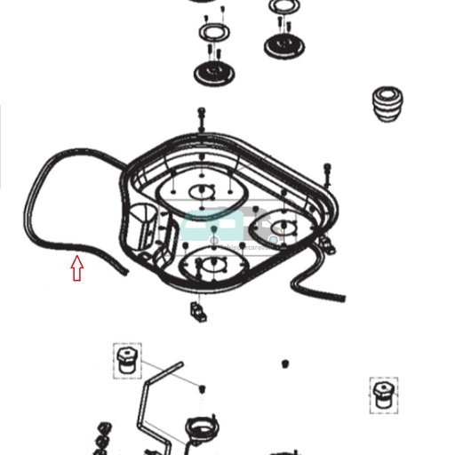 [OCS_1141141] Dometic Profielafdichting Kookplaat