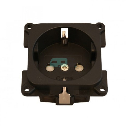 [OCS_1144028B] Presto Contactdoos 230V Inbouw S-10.000 Zwart