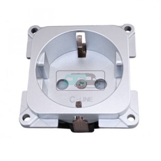 [OCS_1144029B] Presto Contactdoos 230V Inbouw S-10.000 Grijs