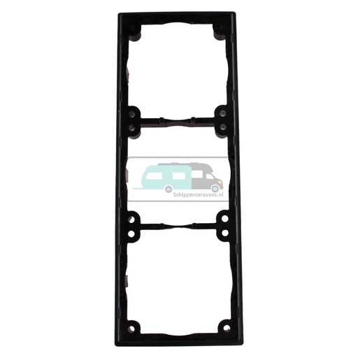 [OCS_1144156B] Presto Afstandsraam 3-Vaks 12mm S-20.000 Zwart