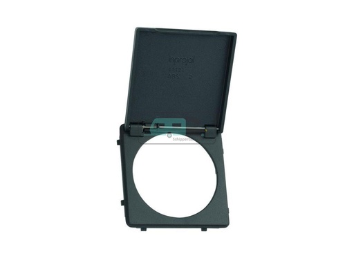 [OCS_A0033625L] Presto Contactdoos Cover met Klepje S-20.000 Zwart