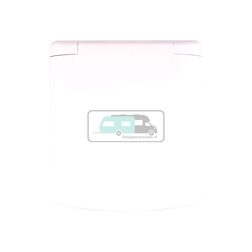 [OCS_1147045B] Deksel Inbouwstekkerdoos Design 2014 Fiat Bianco 249