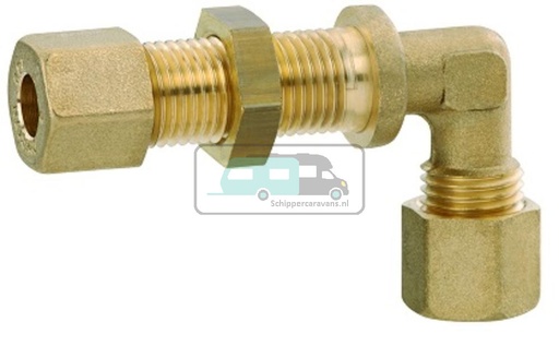 [OCS_1150025B] Haakse Wanddoorvoer 8x8mm