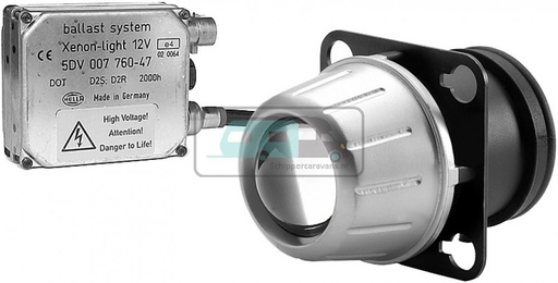 [OCS_1172077] Hella Dimlicht Premium Xenon D2S Aluminium Designpaneel