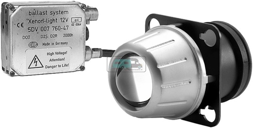 [OCS_A0032466] Hella Dimlicht Premium Xenon D2S Aluminium Designpaneel