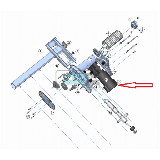 [OCS_1502285] P1 Motor pakkingsring
