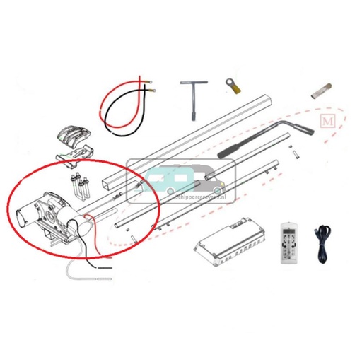 [OCS_A0032556] P1 Mover Manual Motor Rechts
