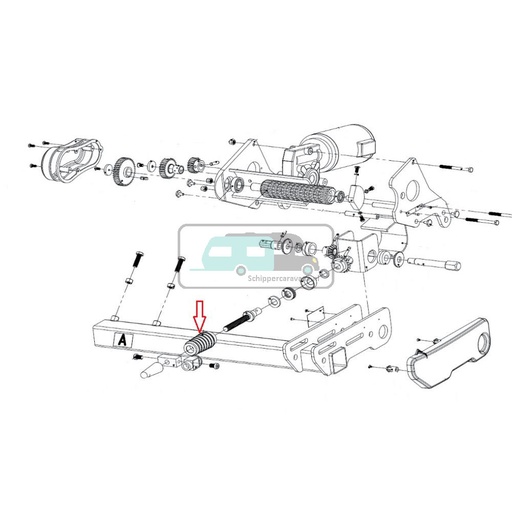 [OCS_1502345] Enduro Beschermrubber Spindel EM203/EM303