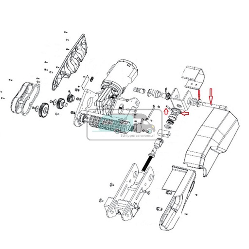 [OCS_1502347] Enduro Basisframe Motoreenheid B EM303+