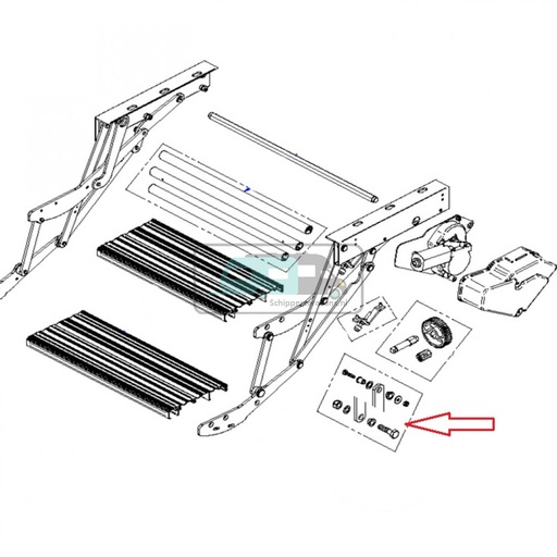[OCS_1504131] Thule reapir kit rivet double step skirt 