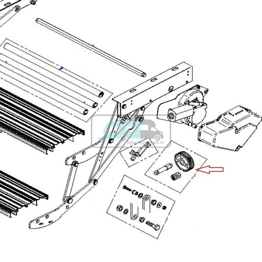 [OCS_1504140] Thule Doubele Step Repair Kit Pinion 