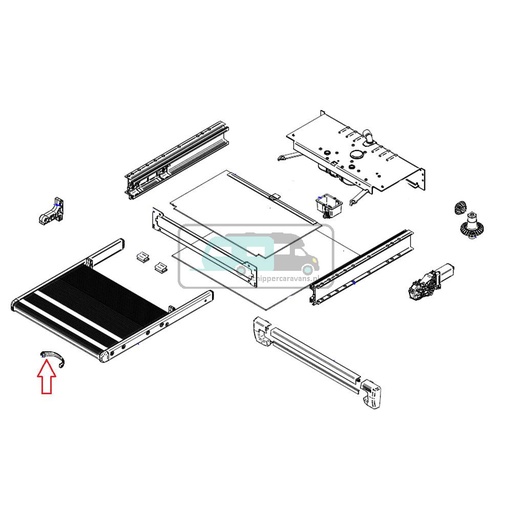 [OCS_1504166] Thule Slide-Out Safety Hook Footboard SO