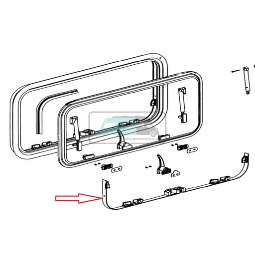 [OCS_1802534] Dometic S7 Raaminlegbies > 2001 80x45