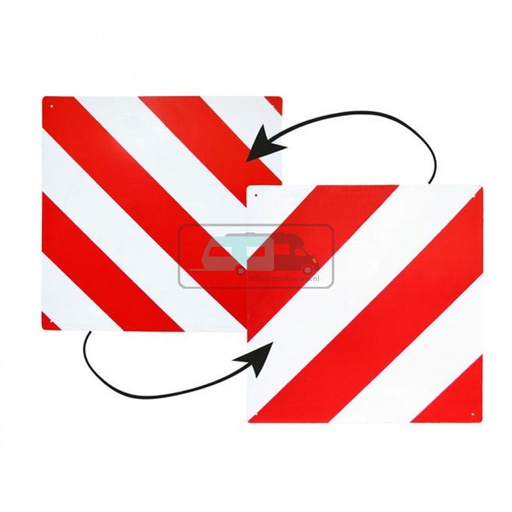 [OCS_1809023] Gevarenplaat Aluminium Dubbelzijdig Italië/Spanje