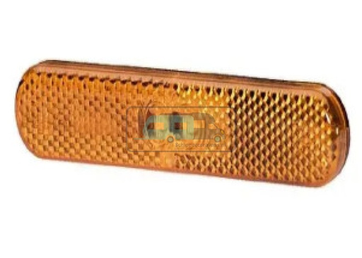 [OCS_1809068B] Hella Zijmarkering LED met Reflector Rechthoekig Opbouw Oranje