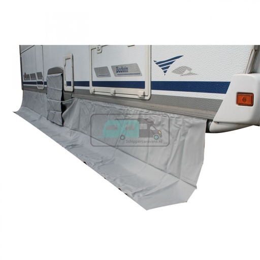 [OCS_1910101] HTD Tochtstrook 3.50mtr met Wielflap/Gesealde Ogen