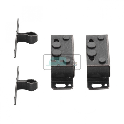 [OCS_1914007B] Dubbele rolsnapper metaal brons