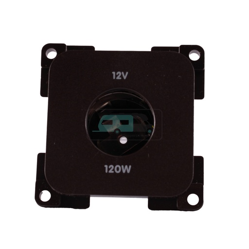 [OCS_1934015B] Presto Contactdoos 12V Groot Inbouw S-10.000 Bruin