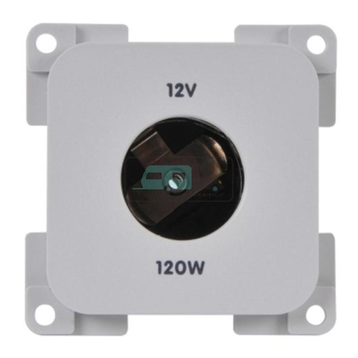 [OCS_1934017B] Presto Contactdoos 12V Groot Inbouw S-10.000 Grijs