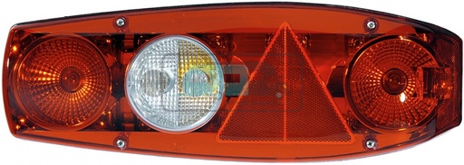 [OCS_1937087] Hella Achterlicht Caraluna II Plus Rem/ Knipper/ Mist/ Achteruitrij/ Zijmarkering/ Driehoek Reflector Links