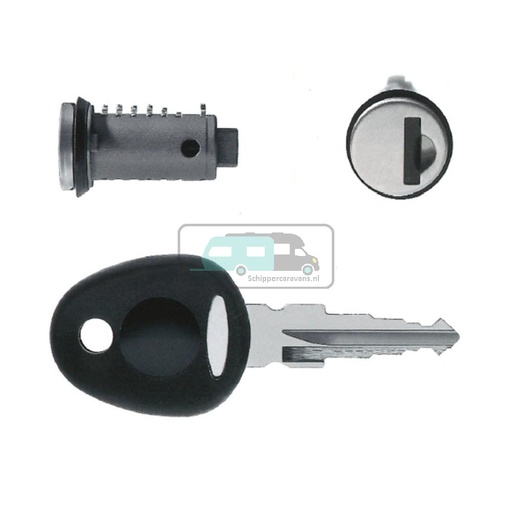 [OCS_1942101B] FF3 Cilinder + 2 sleutels nr. 8020