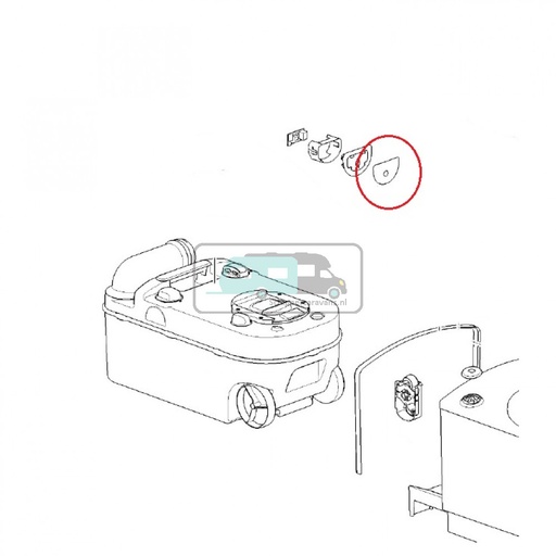 [OCS_200960] Thetford C220 Sticker Control Panel