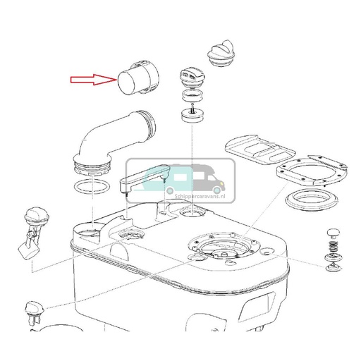 [OCS_20096785] Thetford C220 Dosseer Dop