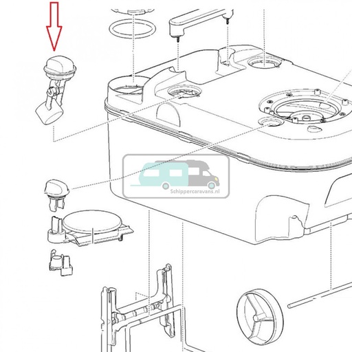 [OCS_200971] Thetford C220 Float Arm