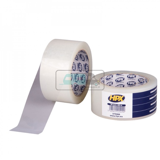 [OCS_2010043] HPX Verpakkingstape 66mtr Transparant