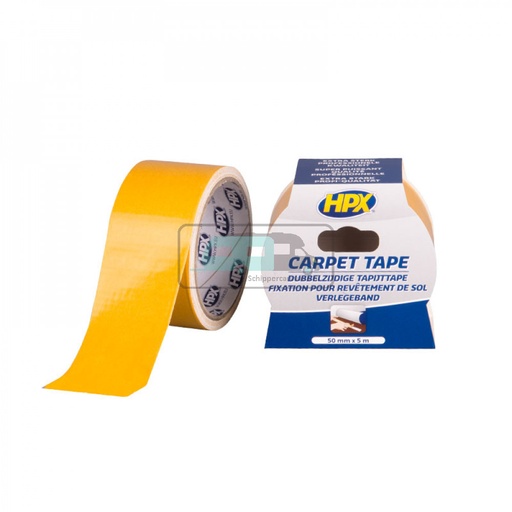 [OCS_2010047] HPX Dubbelzijdig Tapijttape 5mtrx50mm Wit