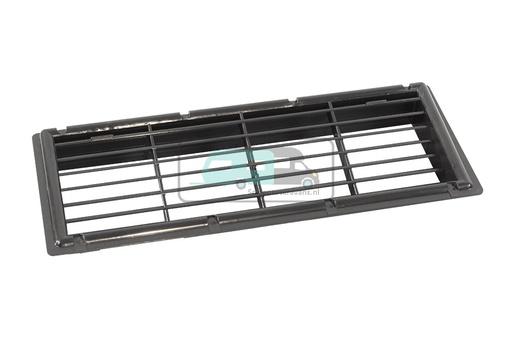 [OCS_2204035B] MPK Koelkastrooster Inbouw Zwart 34x11.5cm