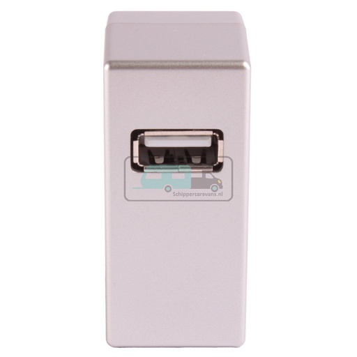 [OCS_2208357] Dometic USB Lader voor 12V Lichtrail Zilver