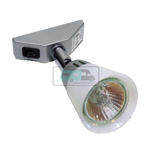 [OCS_2208366B] Dometic Stroomrail Spot Mat Glas MR11 G4 2W 12V